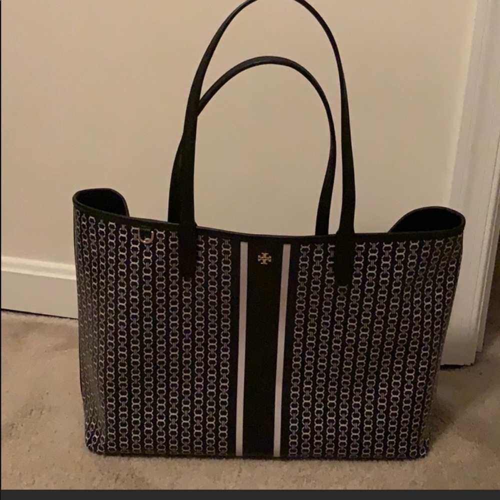 Tory Burch Gemini Link Tote Blue